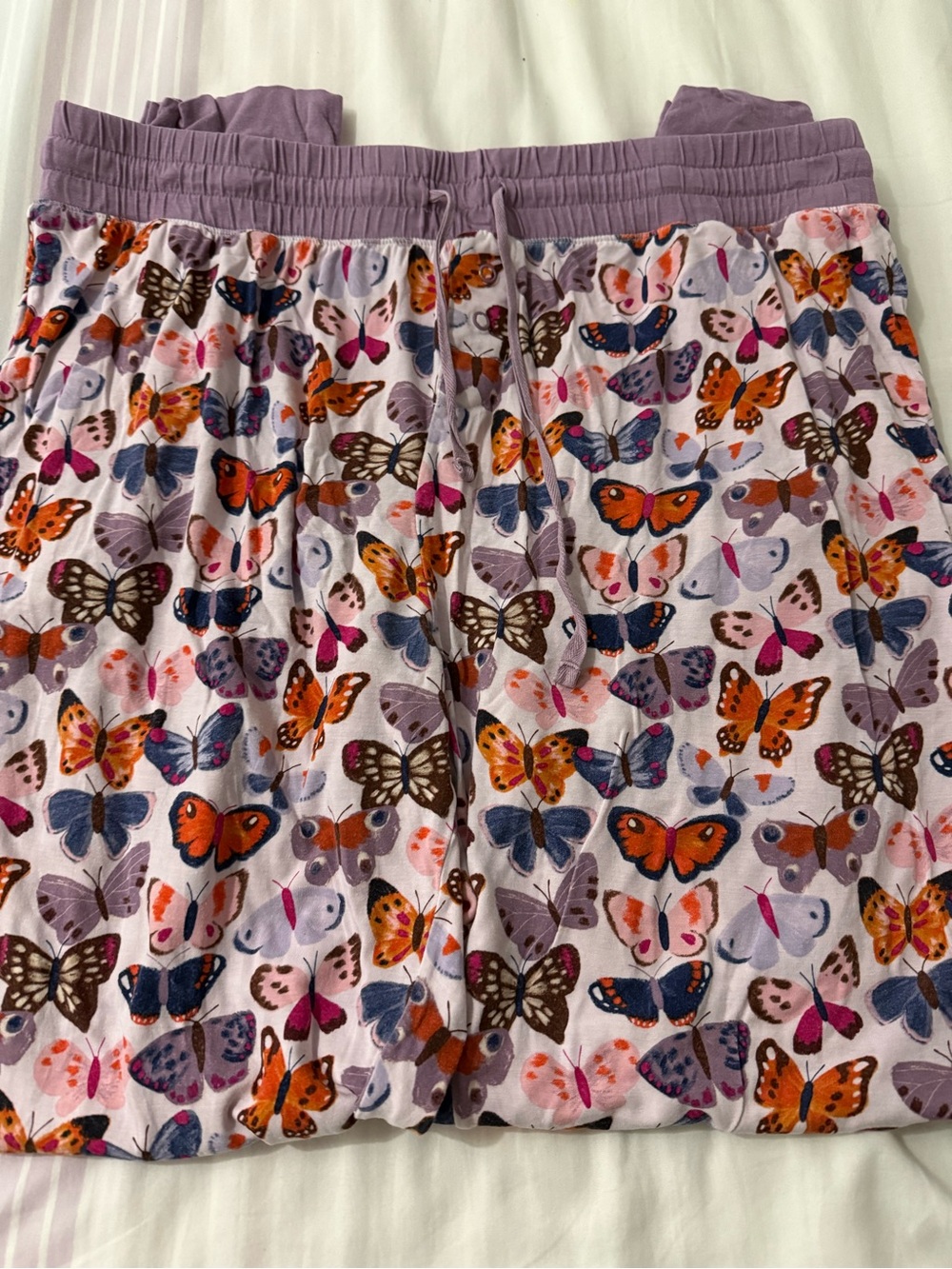 Little Sleepies Lavender Butterfly Print Pajama Pants